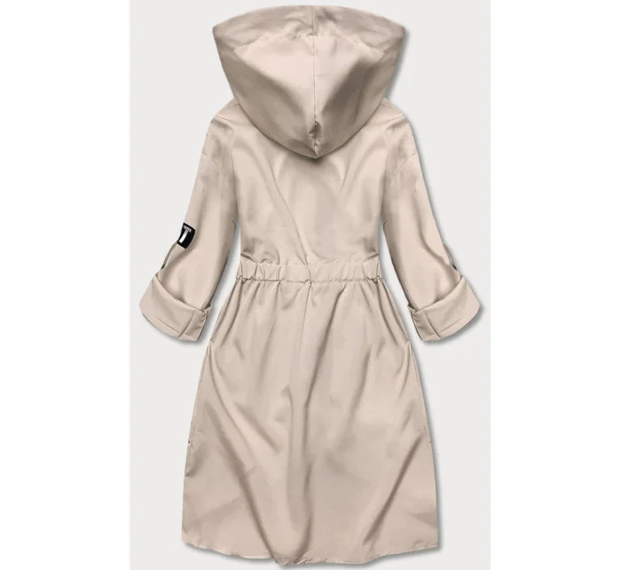 Tenký asymetrický dámsky kakaový prehoz (B8117-12)