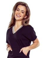 Noční košile Fleur black - ELDAR