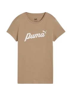Puma ESS+Script Dámske tričko béžová 679315 67