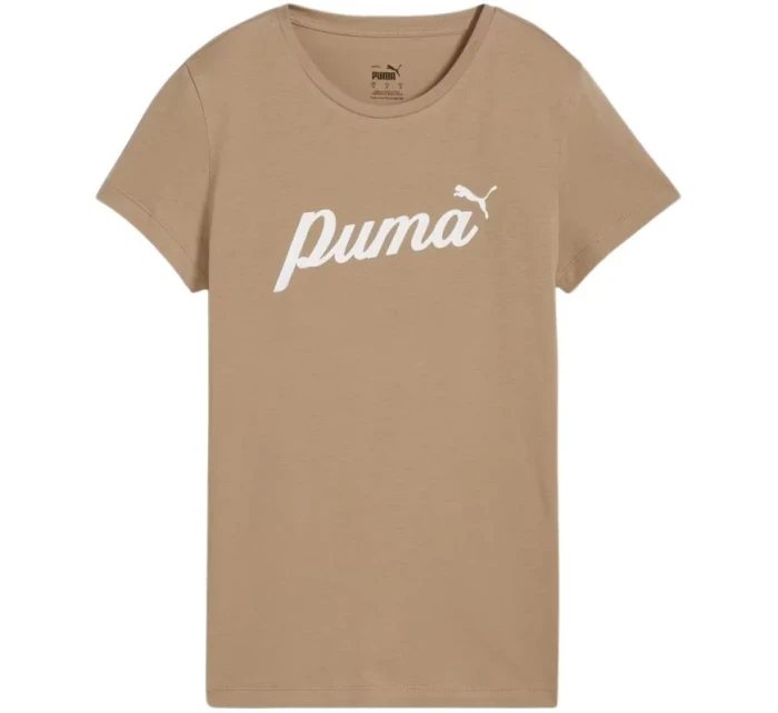 Puma ESS+Script Dámske tričko béžová 679315 67 Puma ESS+Script Dámske tričko béžová 679315 67