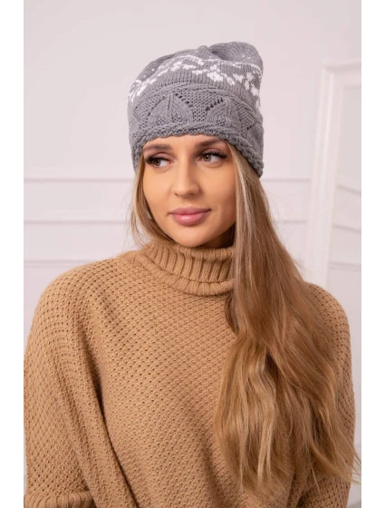 Dámska čiapka Kira K374 svetlo šedá Dámska čiapka Kira K374 svetlo šedá