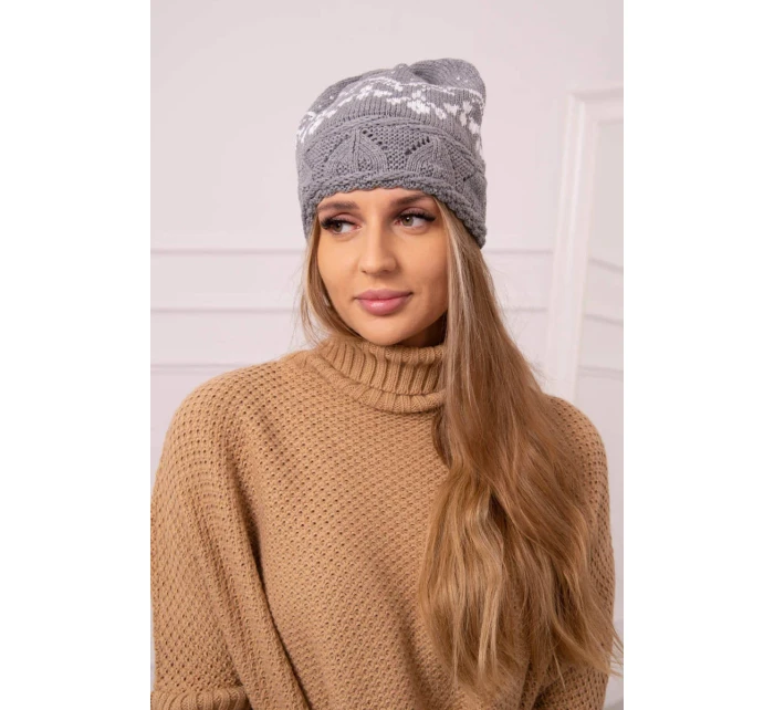 Dámska čiapka Kira K374 svetlo šedá Dámska čiapka Kira K374 svetlo šedá