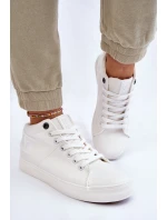 Dámské klasické vysoké tenisky Big Star model 21608900 bílé - Big Star Shoes Dámské klasické vysoké tenisky Big Star model 21608900 bílé - Big Star Shoes