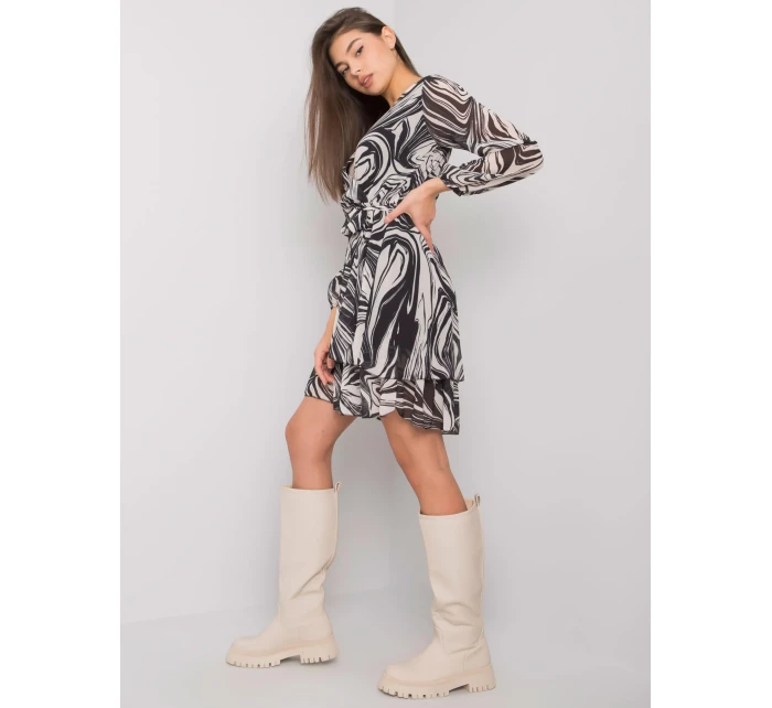 Šaty TW SK BI 2635.49P čierna a béžová