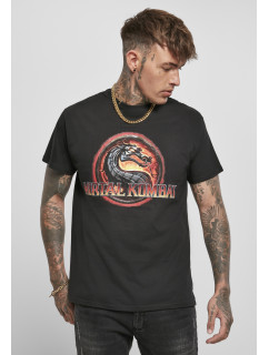 Čierne tričko s logom Mortal Kombat