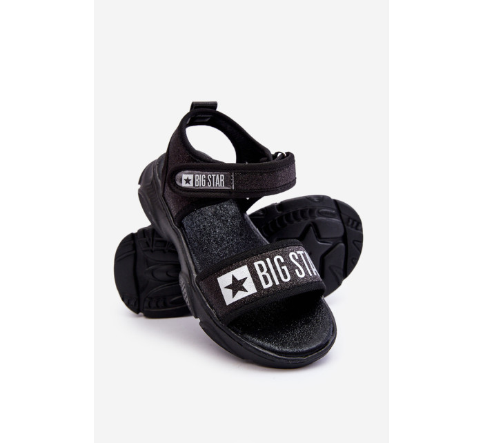 Detské sandále na suchý zips Big Star LL374192 Black