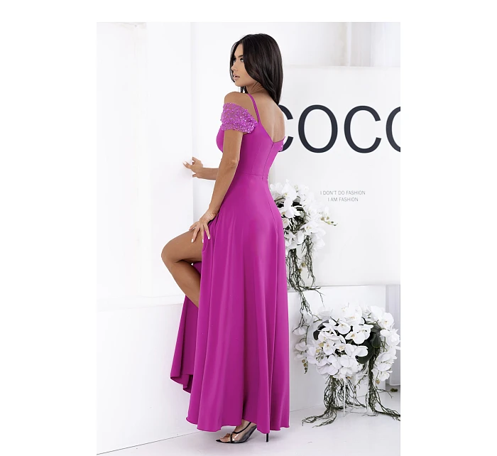 Dlouhé šaty 224691 fuchsie - With You