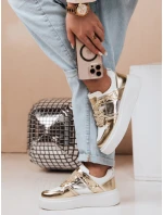 Dámske tenisky na platforme HYPERWAY gold FashionStreet ZY0621 Dámske tenisky na platforme HYPERWAY gold FashionStreet ZY0621