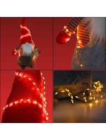 BATÉRIOU OVLÁDANÉ DRÔTENÉ SVETLÁ GIRLANDA 90 VIEDOL TEPLÁ BIELA BLESK LUCA