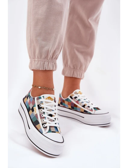 Vzorované Dámské Tenisky Na Platformě model 21693962 Multikolor - Lee Cooper