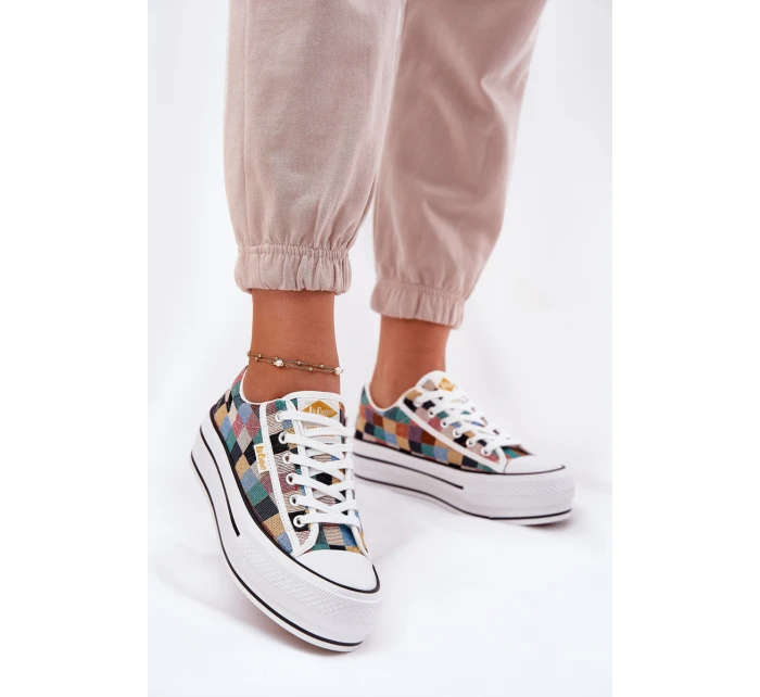 Vzorované Dámské Tenisky Na Platformě model 21693962 Multikolor - Lee Cooper