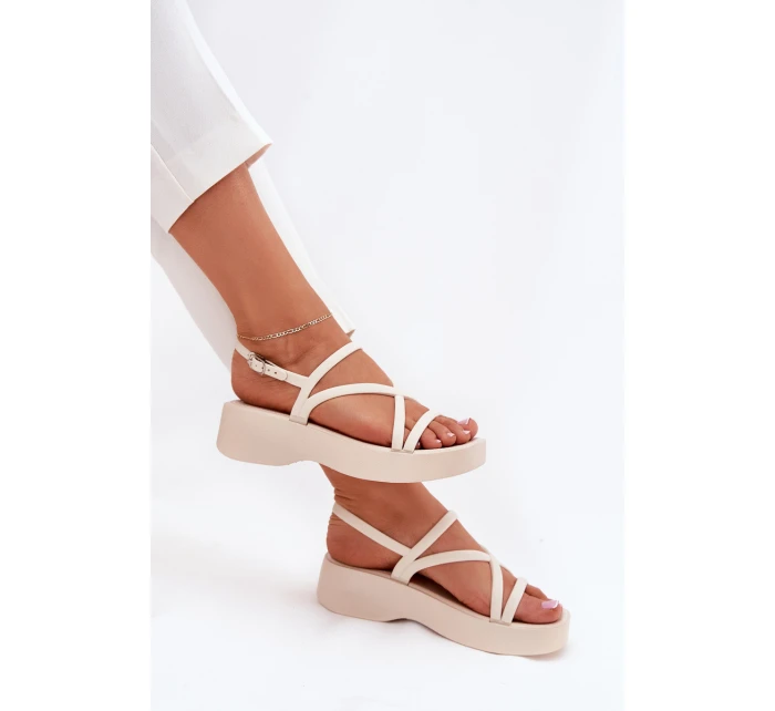 Dámské Sandály Na Platformě S model 21702599 - Boto Dámské Sandály Na Platformě S model 21702599 - Boto