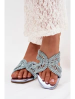 Dámské ploché modré pantofle model 22031986 - Boto