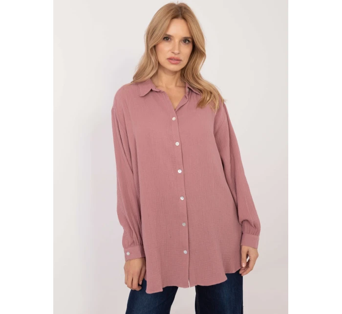 Košeľa D70032M11066D4 tmavoružová Košeľa D70032M11066D4 tmavoružová