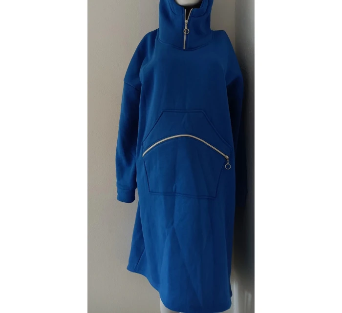 Dámska dlhá teplá mikina 1111.1 modrá - FPrice Dámska dlhá teplá mikina 1111.1 modrá - FPrice