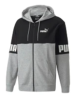 Pánska mikina s kapucňou 849842 04 Grey and black - Puma