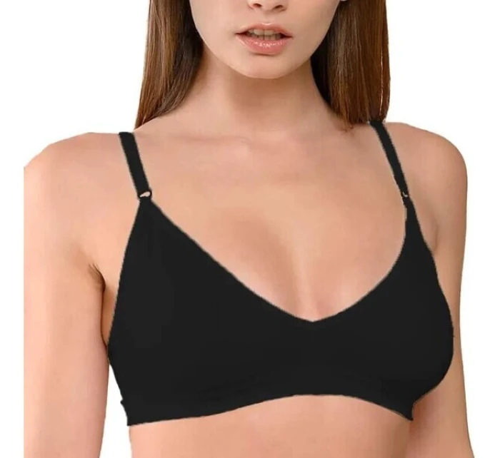 Dámska podprsenka Triangolo 141 Black - Bellissima