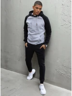 Pánská světle šedá mikina model 21966968 - Dstreet