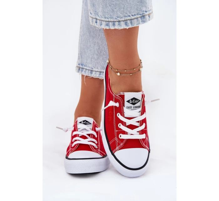 Dámské Textilní Tenisky model 21693743 Červené - Lee Cooper