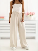 Spodnie CS SP model 22099810 jasny beżowy - FPrice