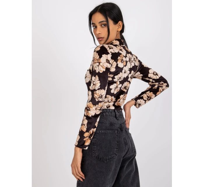 Blúzka DHJ BZ 6291.56P čierna a béžová Blúzka DHJ BZ 6291.56P čierna a béžová