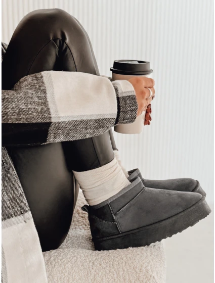 Dámské boty šedé Dstreet model 21981878 - FashionStreet Dámské boty šedé Dstreet model 21981878 - FashionStreet