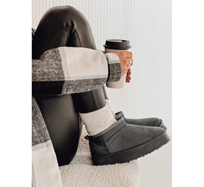 Dámské boty šedé Dstreet model 21981878 - FashionStreet Dámské boty šedé Dstreet model 21981878 - FashionStreet