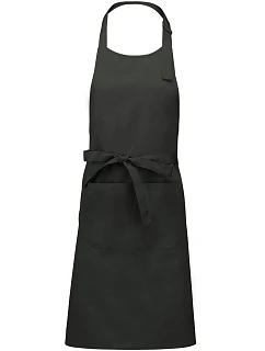 K 885 Zástěra s laclem model 22511020 dark grey - Kariban