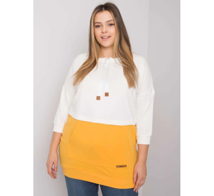 Mikina RV BL 6845.51P biela a žltá Mikina RV BL 6845.51P biela a žltá