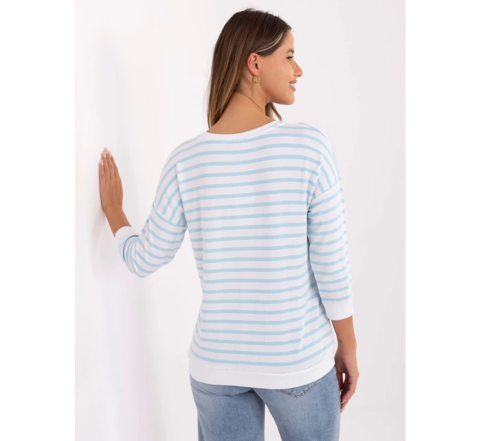 Blúzka RV BZ A790.47 bielo-modrá