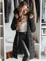 Dámska zimná bunda TRENDNEL obojstranná s kapucňou čierna FashionStreet TY5023 Dámska zimná bunda TRENDNEL obojstranná s kapucňou čierna FashionStreet TY5023