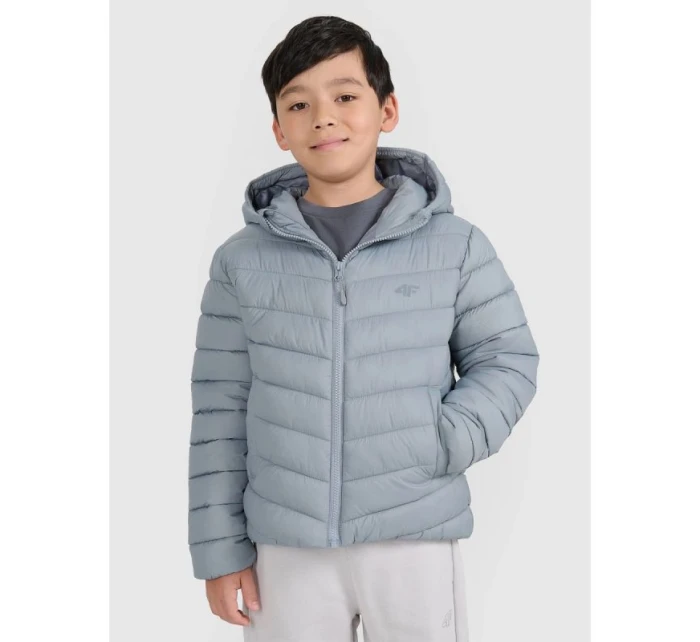 JUNIOR péřová bunda model 21814882 dětské - 4F JUNIOR péřová bunda model 21814882 dětské - 4F