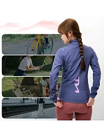 Dámská cyklistická bunda model 22367818 TVI S – fialová - Rockbros Dámská cyklistická bunda model 22367818 TVI S – fialová - Rockbros