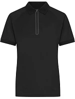 JN Dámské piqué polo se zipem 02. black/black model 22531386 - Daiber JN Dámské piqué polo se zipem 02. black/black model 22531386 - Daiber