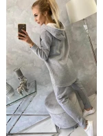 Šedá souprava kalhot model 21755628 - K-Fashion Šedá souprava kalhot model 21755628 - K-Fashion
