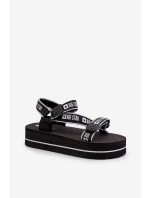 Dámské sandály na platformě Big Star model 21652644 Černé - Big Star Shoes Dámské sandály na platformě Big Star model 21652644 Černé - Big Star Shoes