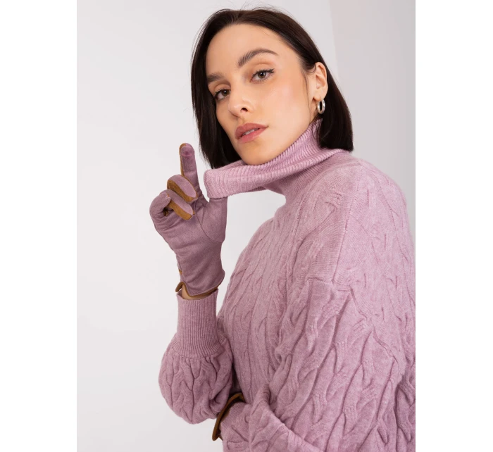 Rukavice AT RK 238601.31P tmavo fialová