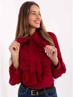 MI KS košeľa A2818.09 bordová