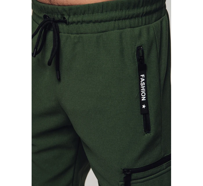 Pánské zelené kalhoty model 21982835 - Dstreet Pánské zelené kalhoty model 21982835 - Dstreet