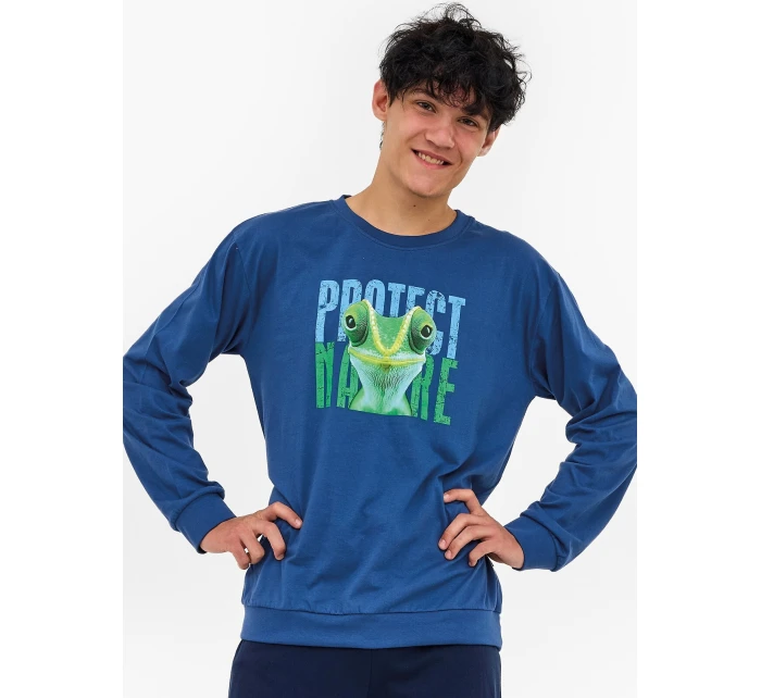 Protect pyžamo délka/r model 21266449 - Cornette Protect pyžamo délka/r model 21266449 - Cornette