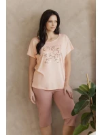 Taro 3571 Valentina pyžamo kr/r 4XL-6XL W26