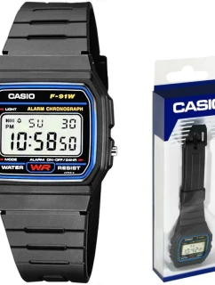 Pánske hodinky CASIO F-91W-1YER + BOX