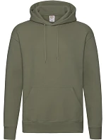 Fruit of the Loom Premium Hooded Sweat Pánska mikina s kapucňou 16.2152 classic olive Fruit of the Loom Premium Hooded Sweat Pánska mikina s kapucňou 16.2152 classic olive