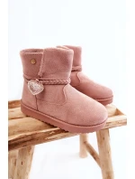 Dziecięce Botki Śniegowce Różowe May