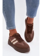 Dámské tenisky na platformě Hnědé Galleria Dámské tenisky na platformě Hnědé Galleria