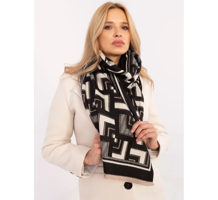 Šatka AT SZ 23158.32 čierna a biela