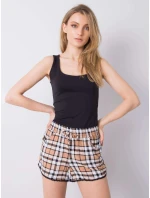 Szorty model 21156151 jasny brązowy - FPrice Szorty model 21156151 jasny brązowy - FPrice