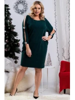 Dámske šaty U663 zelené - Karko