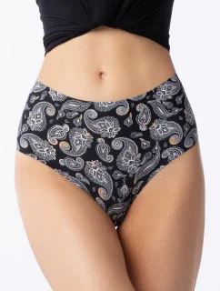 Dámské kalhotky brazilky Julimex Simple Paisley Brasil Maxi S-2XL