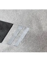 Světle šedé pánské kraťasy s vsadkami model 18598129 - J.STYLE Světle šedé pánské kraťasy s vsadkami model 18598129 - J.STYLE